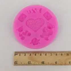 Помадка формы детский душ мальчик силиконовый mold58 bksilicone P1018