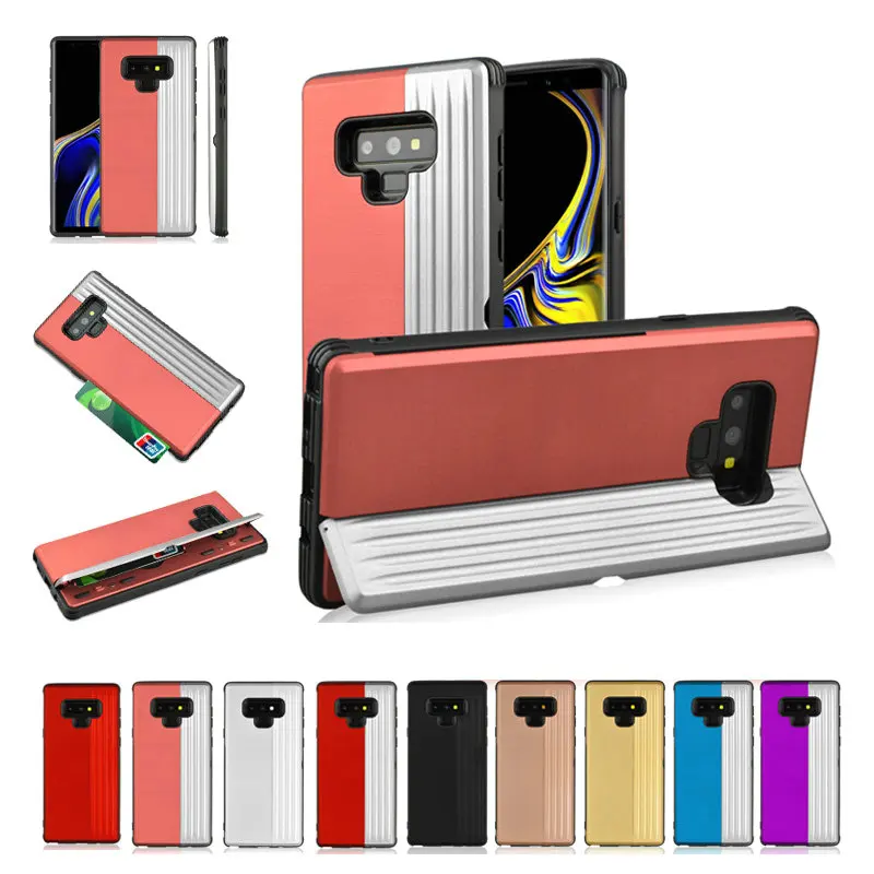 Fashion Pink Case for Samsung Galaxy Note 9 Case Note9 Card Holder