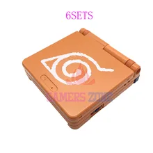 6 комплектов для nintendo Game Boy Advance SP корпус чехол для GBA SP Наруто корпус