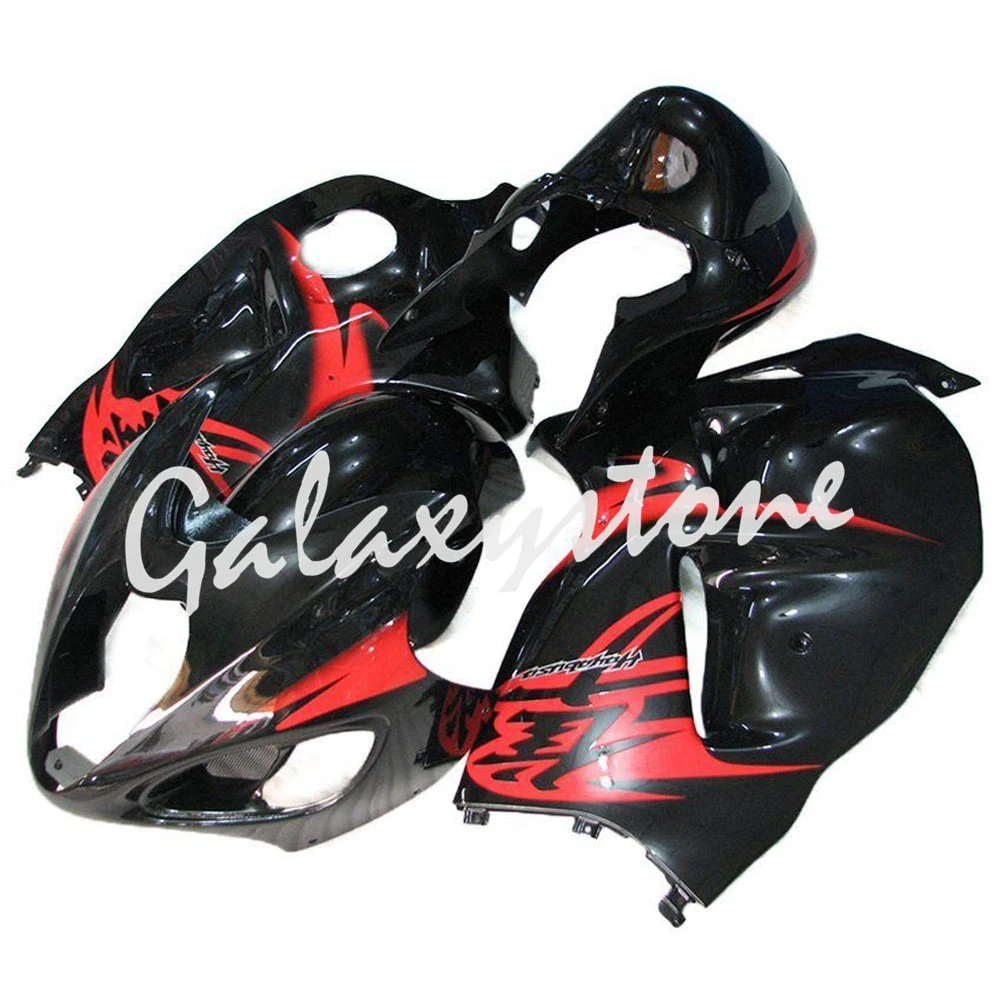 

ABS Plastic Fairing Bodywork Fit for Suzuki Hayabusa GSXR1300 1997-2007 Black+Red
