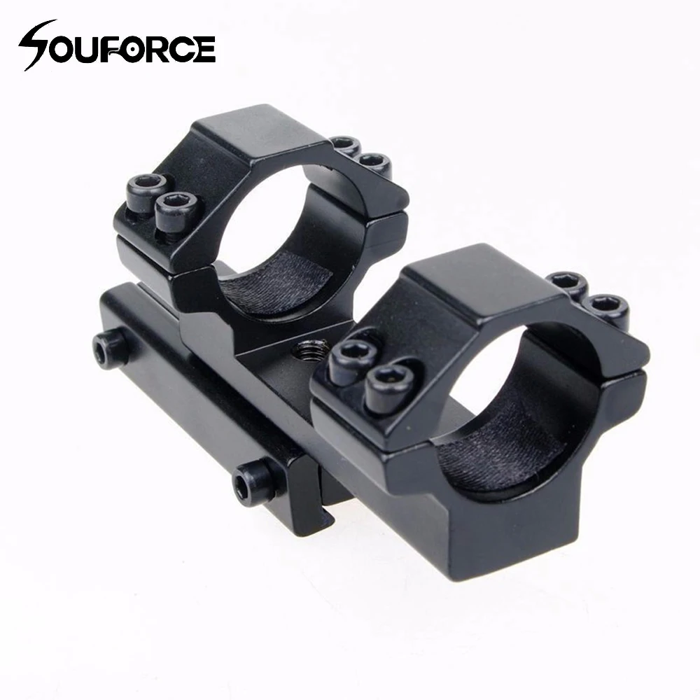 

Integral Mount 25.4mm/30mm Ring Mount Dovetail 11mm Rail Weaver Mount Fit for Rifle/Scope for Tactical Hunting
