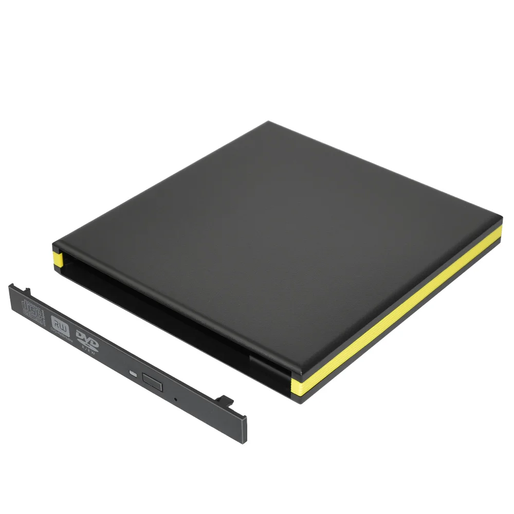  New External Slot in DVD RW Enclosure Type C DVD Case 12.7mm SATA Case For Laptop Optical Drive