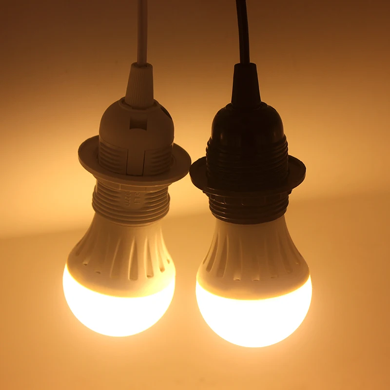 10pcs E27 Hanging Lamp Base 1.8M LED Table Lamp Bulb Holder 303 Button On/Off EU Plug for LED