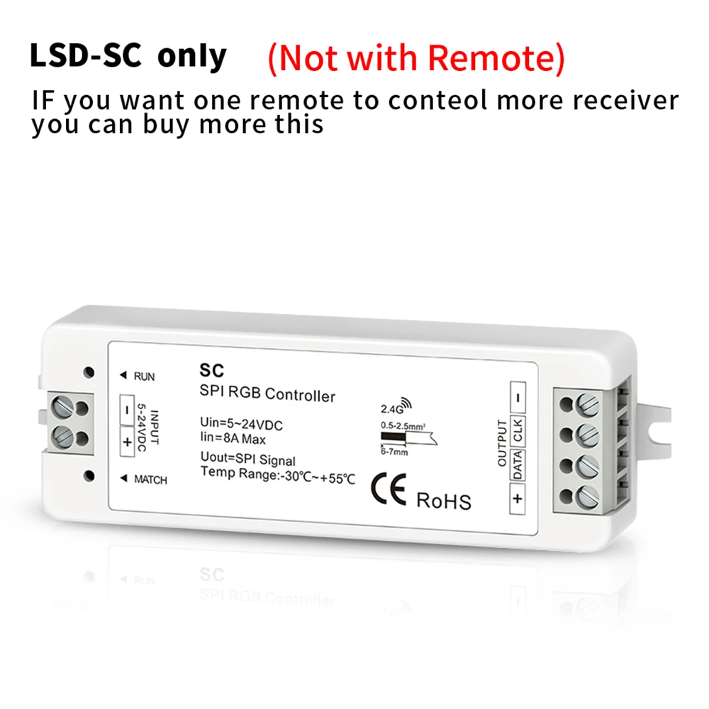 SC RF 2 4G SPI RGB LED контроллер + R9 27 клавишный пульт дистанционного управления для свет