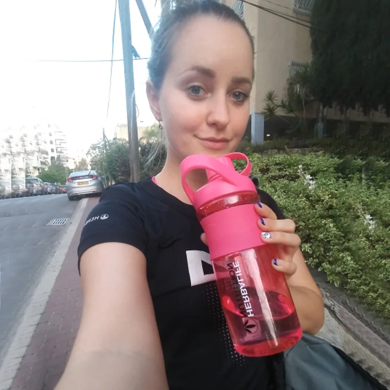 Новое поступление розовая зеленая синяя 800 мл Herbalife Nutrition 24 бутылки для воды