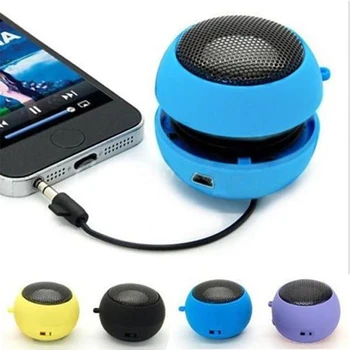 

Mini speaker mini hamburger speaker amplifier audio Mp3 Music Loudspeaker player for phone ipod tablet laptop pc 3.5mm Wired