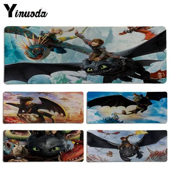 

Yinuoda New Arrivals How to Train Your Dragon Keyboard Gaming MousePads Size for 300*700*2mm and 300*900*2mm Game Mousepad