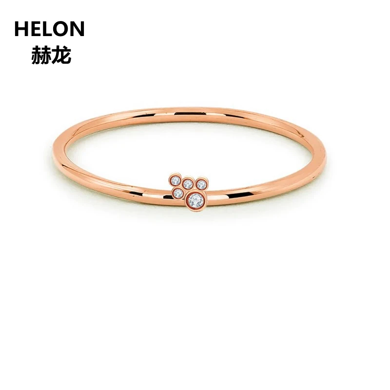 

100% SI/H Natural Diamonds Engagement Women Ring Solid 14k Rose Gold Anniversary Wedding Band Party Valentine Graduation Gift