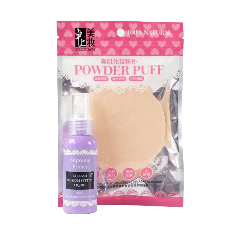 

60ml Eyelash Blossom Setting Liquid Primer Spray to Avoid Eyelash Flower Contraction with Sponge Grafting Eyelash Tool Set