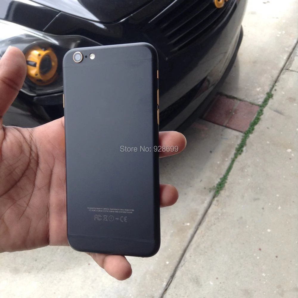 Customize Your Imei For Le Iphone 6 4 7inch Replacement Chis Customize Your Imei For Le Iphone 6 4 7inch Replacement Chis Back Housing Backcover Battery Cover Black Color In Mobile Phone Housings From