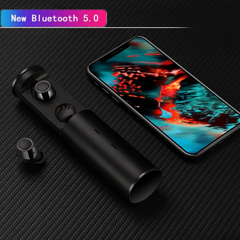 2018 Hot TWS26 TWS5.0 Bluetooth 5.0 Earphone EDR Mini Twins Stereo Microphone True Wireless Earbuds for All Smart Phone Earpiece