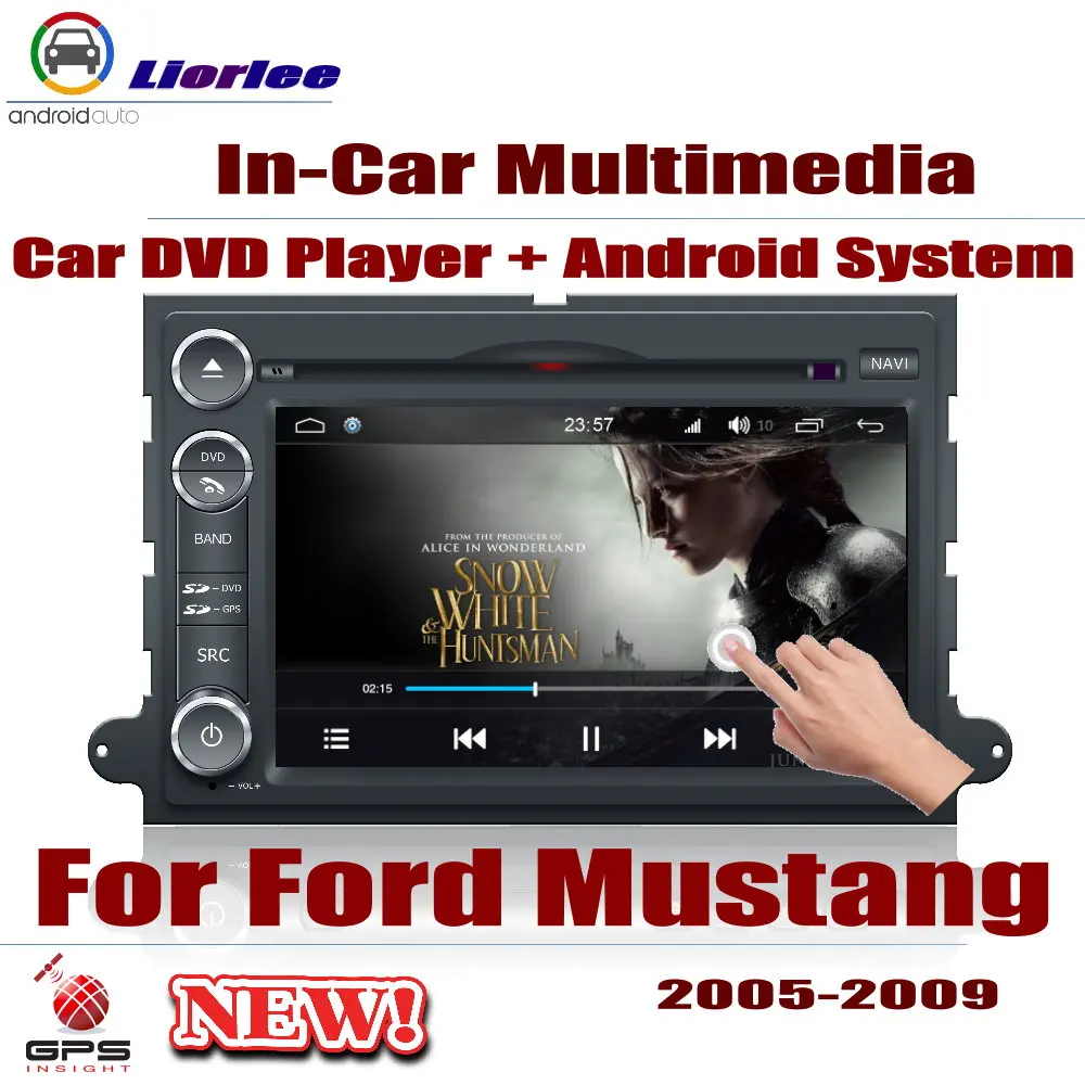 Автомобильный радиоприемник DVD плеер gps навигация для Ford Mustang 2005~ 2009 Android HD система дисплеера Аудио Видео Стерео в приборной головке