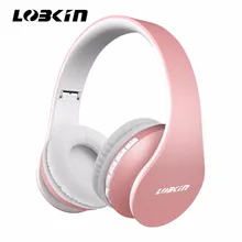 Lobkin Wireless Bluetooth Headphone Over-ear Stereo + Wired Bluetooth Headphone for Iphone