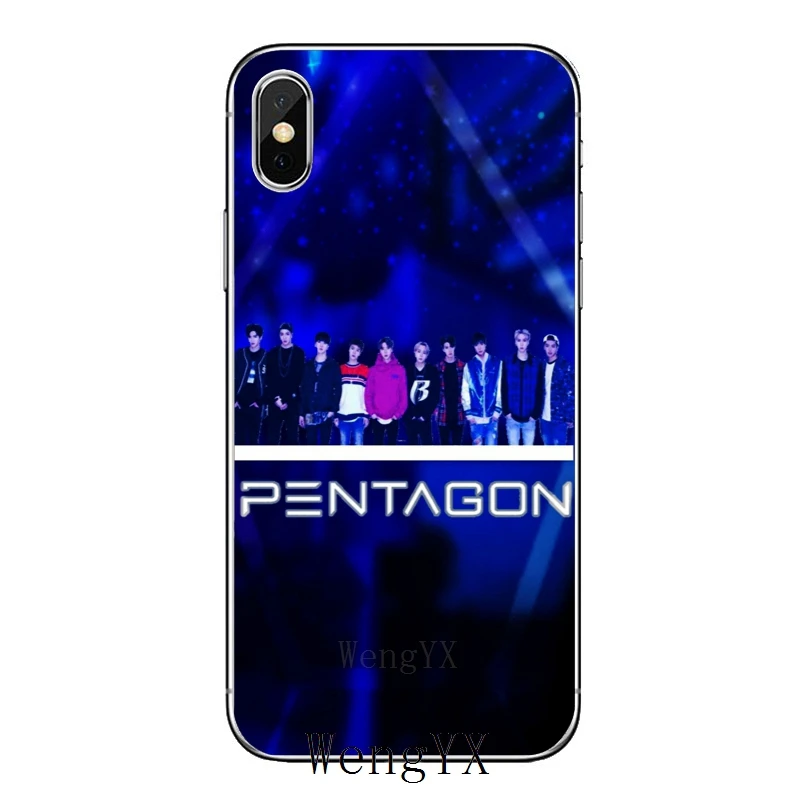 Мягкие Аксессуары из ТПУ чехол для телефона Apple iPhone X XR XS Max 8 7 6s 6 plus SE 5s 5c 5 4s 4 Pentagon kpop