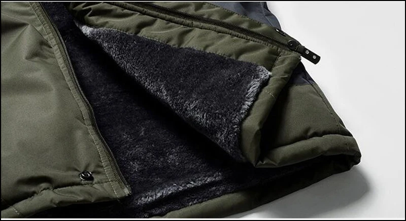 Зимняя флисовая военная куртка Мужская ветрозащитная водонепроницаемая верхняя одежда парка Мужская ветровка армейский плащ пальто размера плюс 9XL пальто