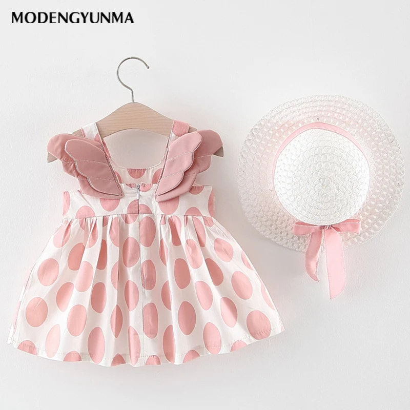

Casual Baby Clothing Sets 2019 New Girls Newborn Dress Clothes Cute Sleeveless Girl Dress + PP Pants Infant Clothing Sets Kids