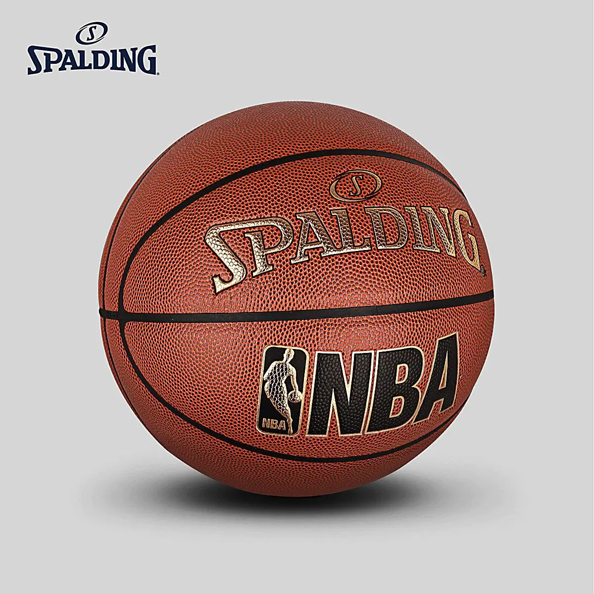 

Spalding Pu Official Size 7# Indoor Outdoor 74-946y Jr.nba Training Teaching Basketball Ball Men Match