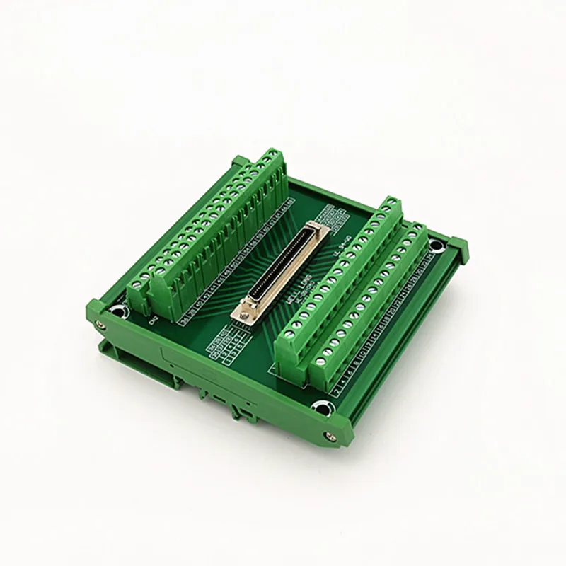 DIN Rail Mount Interface Module,SCSI 68P MDR Female Breakout Board, SCSI Terminal Module. DIN Rail Mount Interface Module,SCSI 68P MDR Female Breakout Board, SCSI Terminal Module.