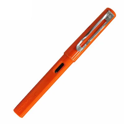 orange Jinhao перьевая ручка с колпачком чернильная авторучка 1 шт. пластик Экстра тонкий 0,38 деньги студенческие ручки коррекция осанки школьные офисные принадлежности - Цвет: orange
