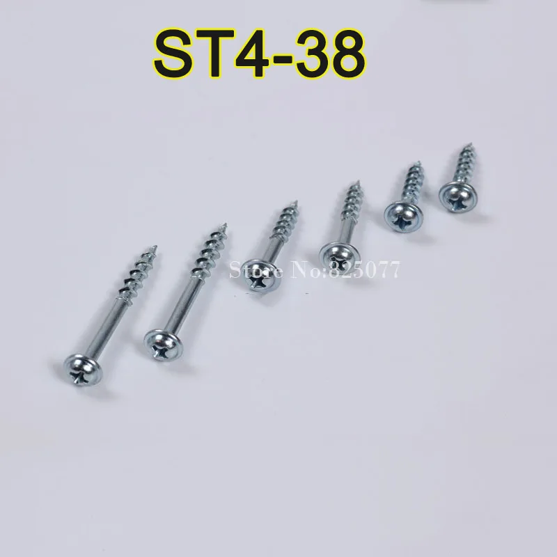 300PCS/LOT High Strength ST4-38 Self-tapping Screw...