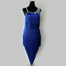 Стиль Костюмы для латинских танцев Сексуальная кисточка спандекс конкурс латиноамериканских танцев платье для женщин Детские платья для латинских танцев S-4XL F28