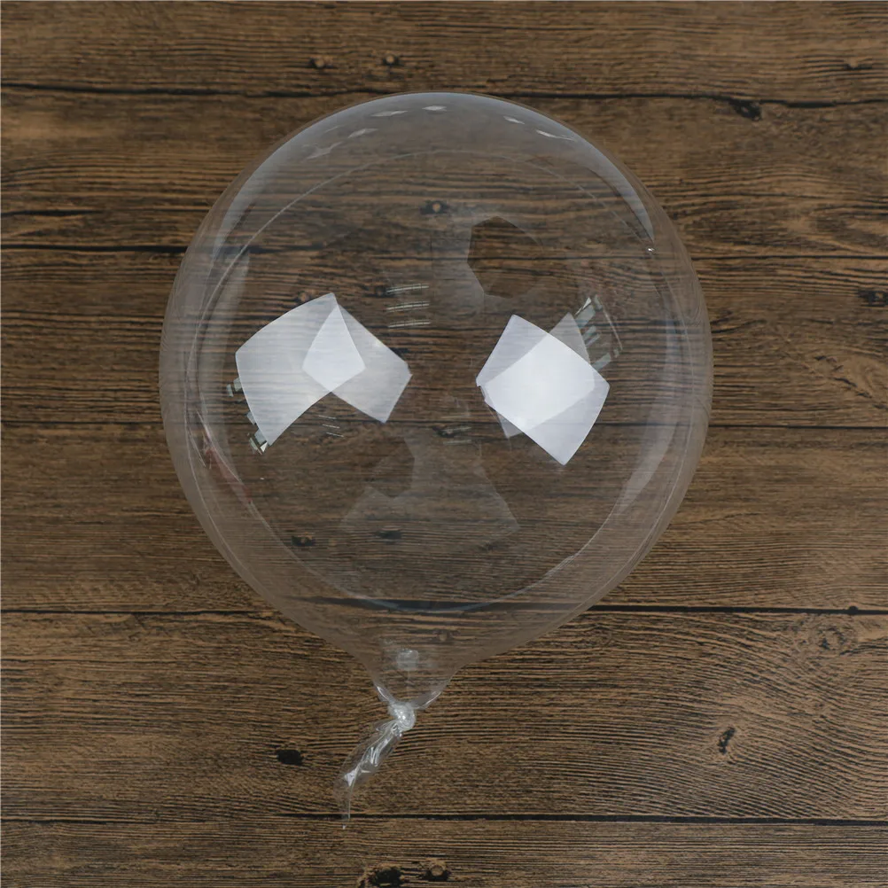 

2pcs 5Sizes No Wrinkle Bobo Marriage Wedding Decor Helium Inflatable Balls Transparent Clear Eco-Friendly Balloons