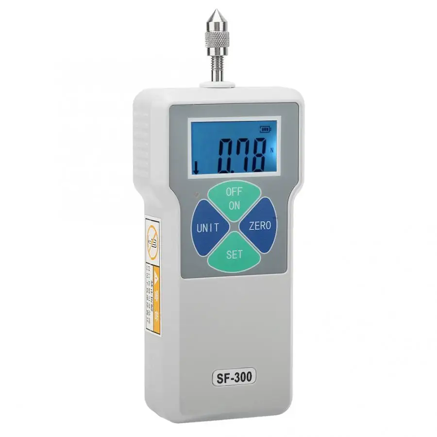 SF-300 Portable Push and Pull Tester Meter Digital Force Gauge 300N 100-240V CN Plug