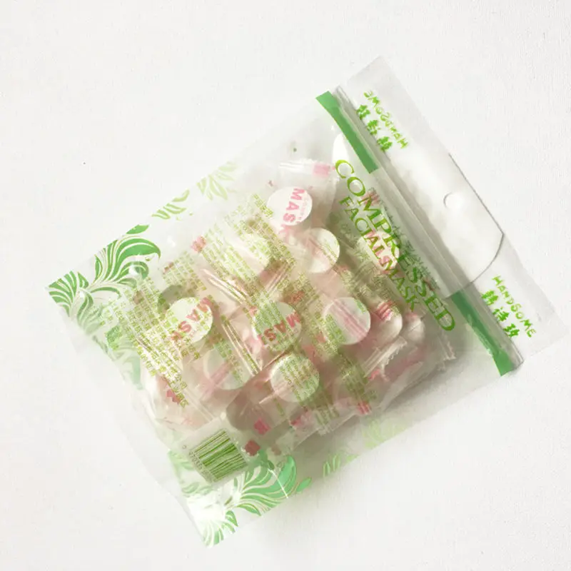 

DIY 100pcs/pack Compressed Mask Spunlace Cotton Facial Mask Natural Skin Care Compressed Face Mask Wrapped Mask for the Face