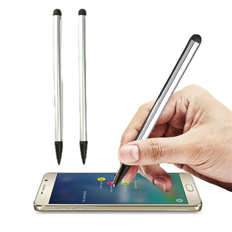 

Universal Stylus Touch Screen Pen Stylus Pencil for iPad Tablet PC for iPhone Samsung Smart Mobile Phone Silver High Quality