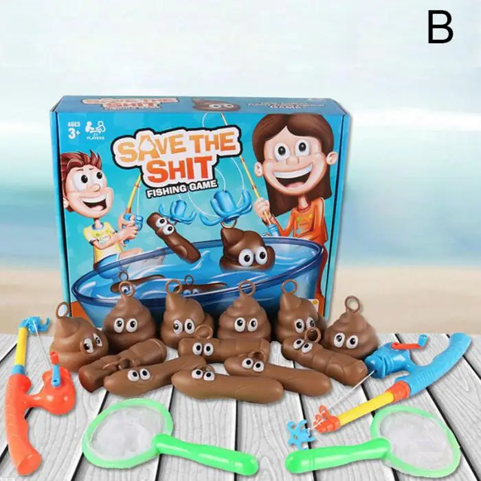Забавная детская Ванна игрушечная Рыбалка набор Floaters Poo плавающие банные шалости игрушки AN88