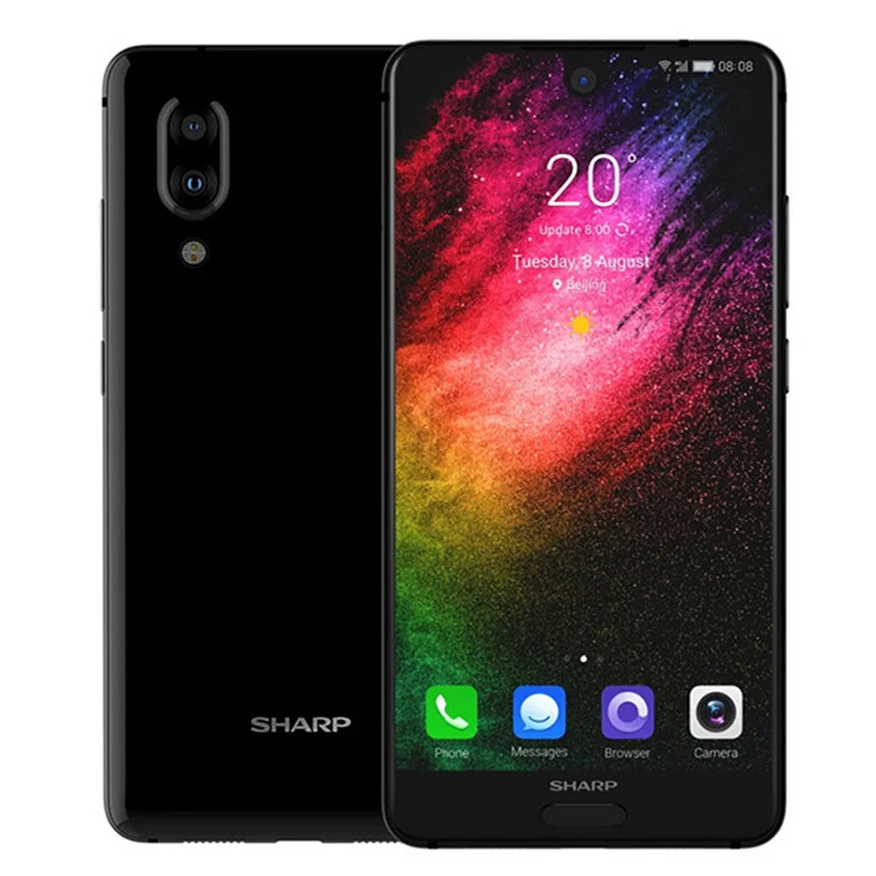  SHARP AQUOS C10 S2 SmartPhone Android 8.0 4GB+64GB 5.5'' FHD+ Snapdragon 630 Octa Core Face ID NFC 