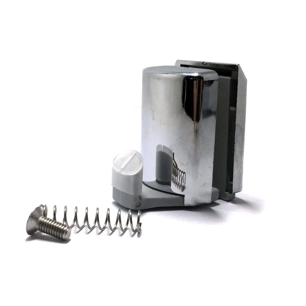 Smooth Set of 8 Chrome plated Shower door rollers/Shower door Lower Hooks 5