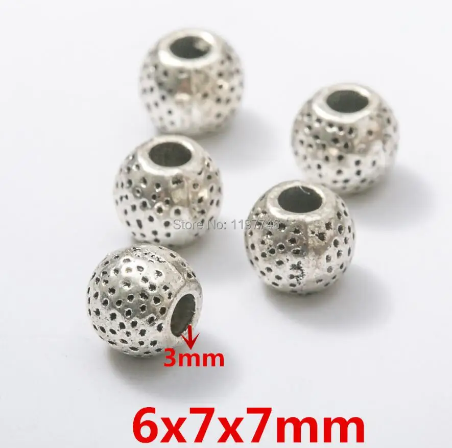 Silver 300 Pieces Heart Beads Heart Spacer Beads Small Hole Metal Loose Beads Heart Shaped DIY Beads for Making Bracelet Necklace Earring Accessories Handmade Charms 