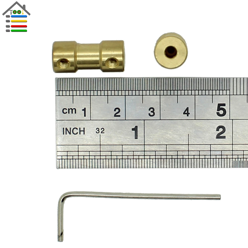 2 мм/3 мм/3,17 мм/4 мм/5 мм латунь жесткий двигатель Соединительная муфта для валов, соединитель двигателя передачи винты разъема ключ радиоуправляемая модель совместная модель