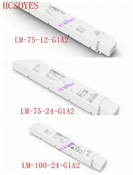 LTECH LM-75-12-G1A2 LM-75-24-G1A2/LM-100-24-G1A2 Диммируемый драйвер светодиодов 75 W 12VDC постоянное напряжение 0-10 V/1-10 V диммер мощность питания