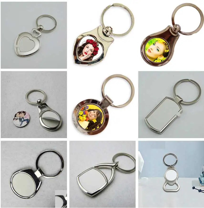 Sublimation Keychain Photo Key Chain USB charger