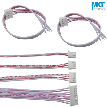 

100Pcs 40cm Single XH2.54 Header AWG26 Red White Wire Cable 8P 9P 10P