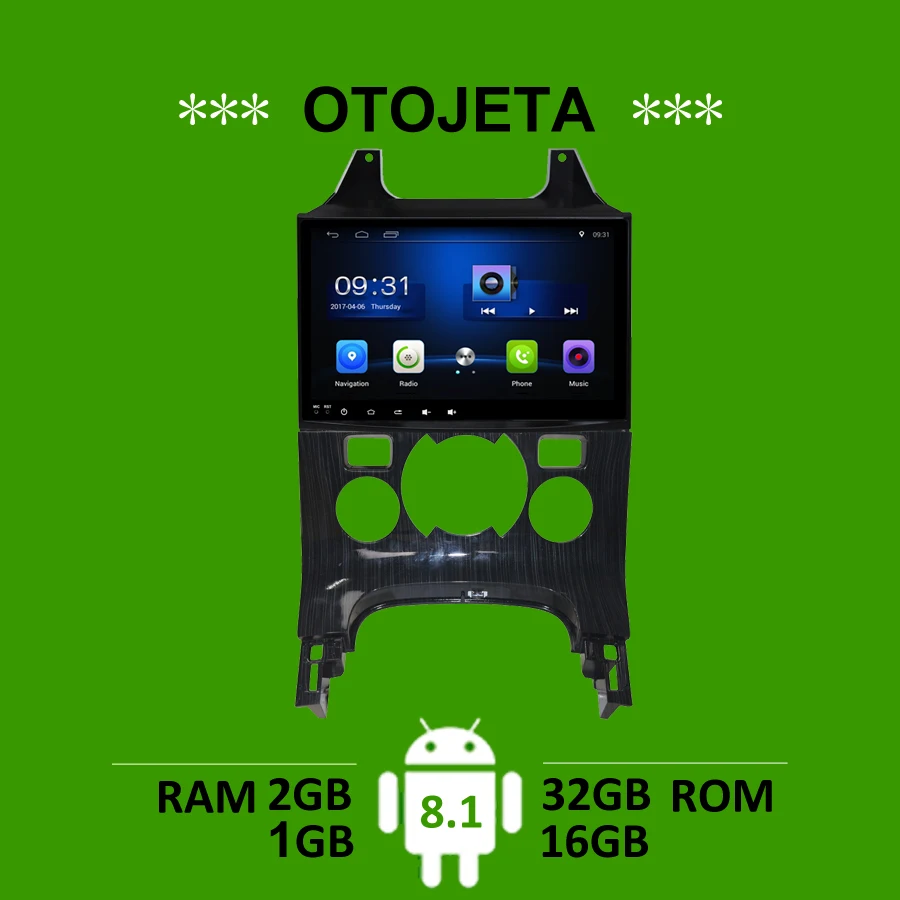 

OTOJETA car accessory for Peugeot 3008 auto AC gps navi android 8.1 stereo recorder radio headunits multimedia carplay player FM