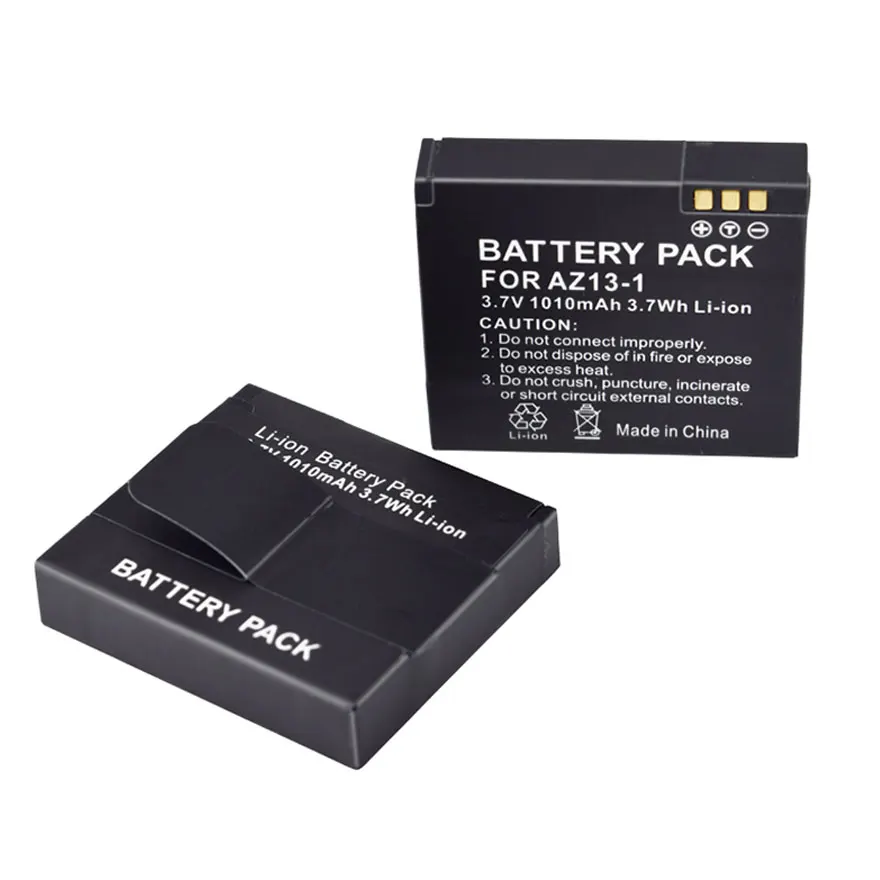 Batterie De Rechange AZ13-1 Pour Xiaomi Yi Sport Action Cam - 3.7V, 890 MAh, Li-Ion