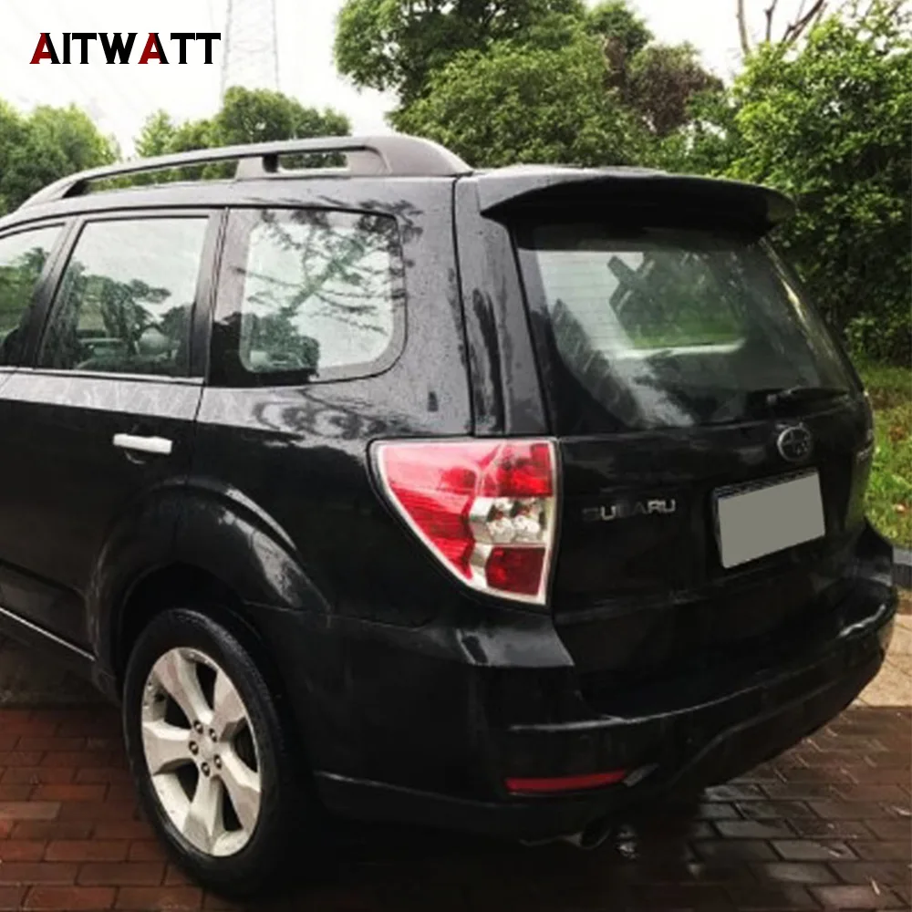 Спойлер для Subaru Forester 2009 2010 2011 2012 ABS пластик Неокрашенный праймер задний спойлер на