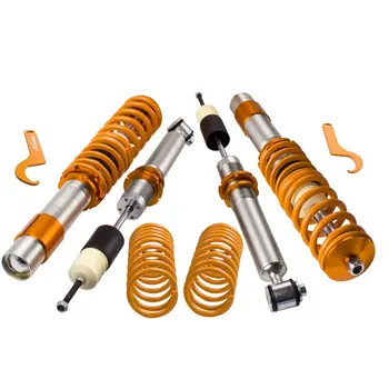 

4PCS Adjustable Coilover Spring Suspension for BMW 5 Series E39 Sedan 95-03 Front & Rear SHock Absorber