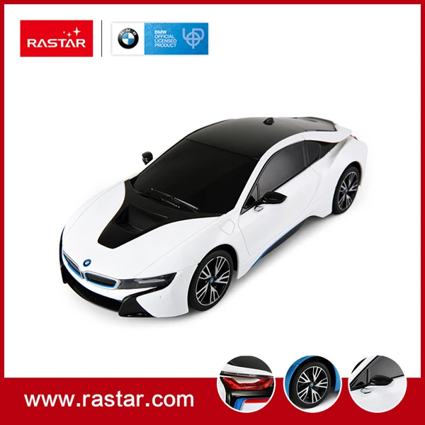 

Rastar licensed 1:18 BMW i8 Best selling remote control car for boys gift white in stock 59200