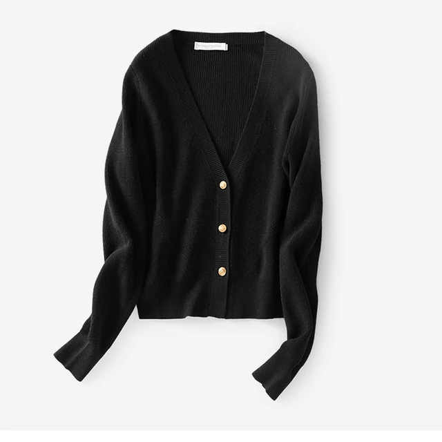 Aliexpress.com : Buy Women Wool Cardigans 80%Merino Wool 20%Fiber V neck Single breasted 