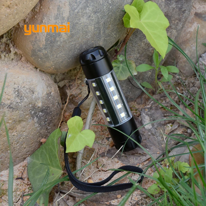 Yunmai Cree Q5 XPE + 20 COB светодиодный фонарик алюминиевый водонепроницаемый портативный