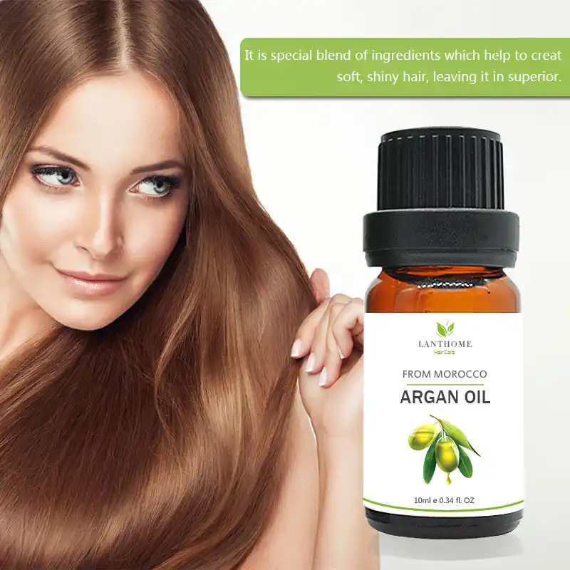 Pure Natural Morocco Argan Oil Repair Hair Split End Damage Dry