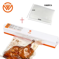 Las Bolsas de Almacenamiento de Alimentos de la Máquina de Sellado de Alimentos al Vacío Womsi Incluyen 12 * 20 Bolsas 100Pcs Las Bolsas de Almacenamiento de Alimentos de la Máquina de Sellado de Alimentos al Vacío Womsi Incluyen 12 * 20 Bolsas 100Pcs