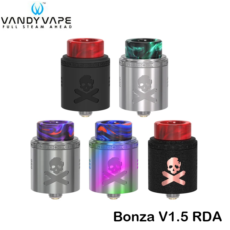 

Original Vandy Vape Bonza V1.5 RDA Tank 2ml Vandyvape Rebuildable Dripping Atomizer for Electroic Cigarette Box Mod Vape