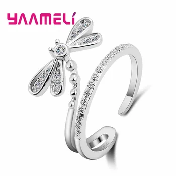 

925 Sterling Silver Open Rings For Women Wedding Jewelry High Quality Creative Fashion Bands Jewelry Anniversary Ring