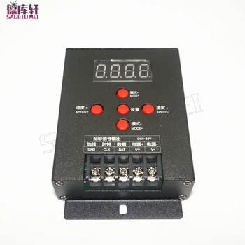

T-500 WS2811 WS2801 LPD6803 2812b Full color Mini Intelligent LED RGB Controller For Magic Dream Color RGB LED Strip Tape Light