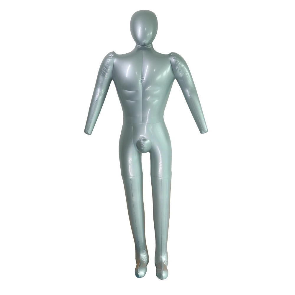 PVC Female Whole Body With Arm Inflatable Mannequin Fashion Dummy Torso Model 